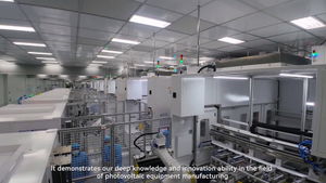 SolarTech Series Automated High-Speed Solar Panel Assembly Line