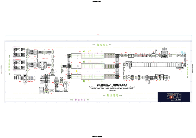 High Speed Fully Automatic Solar Panel Production Line