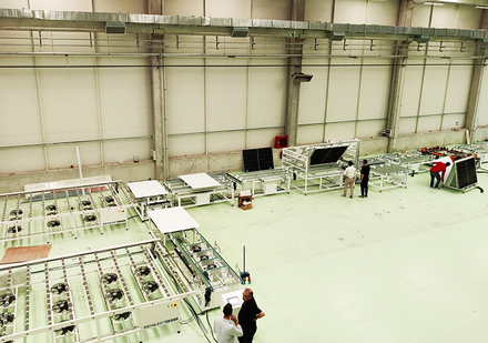 တူရကီ BIPV 120MW ထုတ်လုပ်မှုလိုင်း
