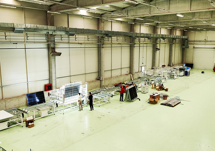 တူရကီ BIPV 120MW ထုတ်လုပ်မှုလိုင်း